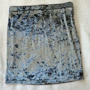 Velvet Metalicly Green Skirt size L